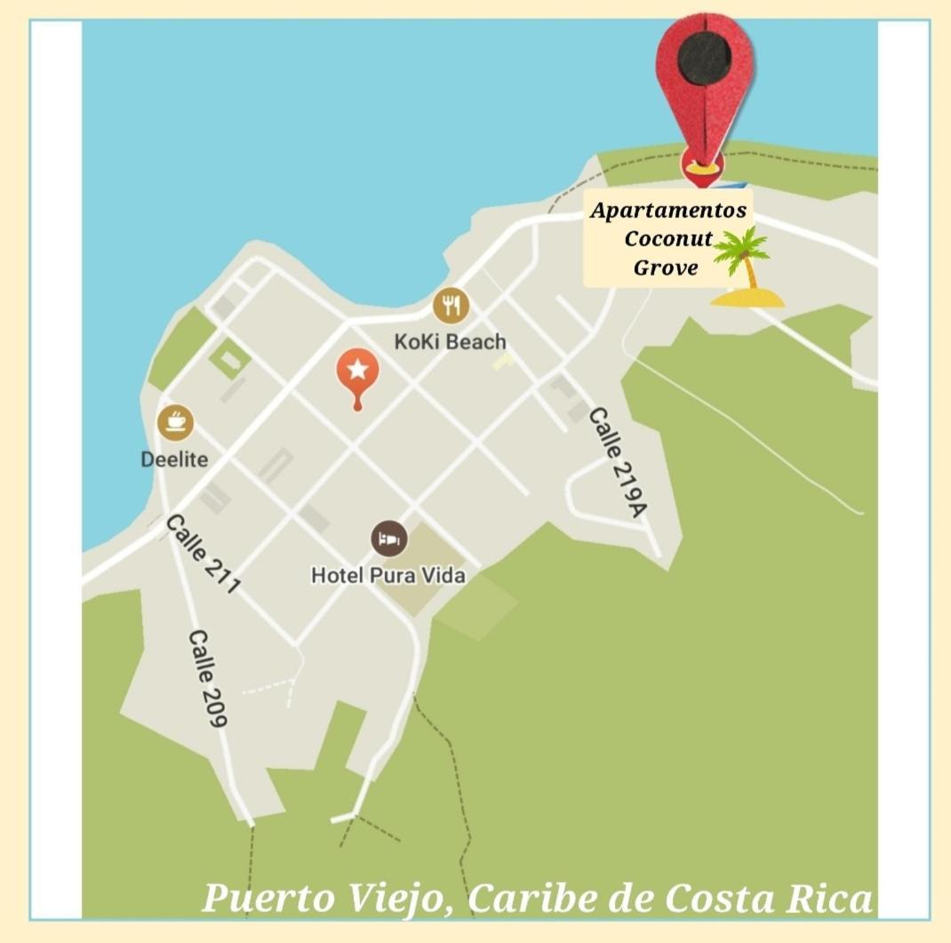 Cabinas Coconut Grove Puerto Viejo de Talamanca Dış mekan fotoğraf